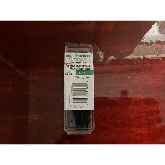 Micro Fastners Black 11/64 1200pack - Picture 1 of 2